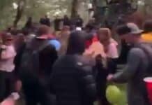 Genova, Rave party al Righi, arriva la polizia rav party boschi