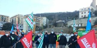 Genova, Scolmatore del Bisagno, Cgil denuncia condizioni di lavoro inaccettabili scolmatore Bisagno sciopero