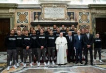 La Pro Recco ricevuta in udienza da Papa Francesco