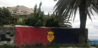 Poggio della Giovine Italia imbrattato da tifosi teppisti a Carignano poggio giovine Italia imbrattato