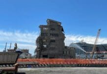 Addio a Ponte Parodi, nel porto di Genova sorgerà una piazza e un centro commerciale Ponte Parodi demolito