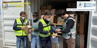 Motori elettrici contraffatti, maxi sequestro della Finanza nel porto di Savona
