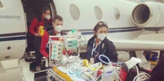 Genova, neonato trasferito dalla Sardegna al Gaslini con volo salvavita