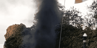 Incendio di barche sul lungomare di Pegli incendio barche pegli