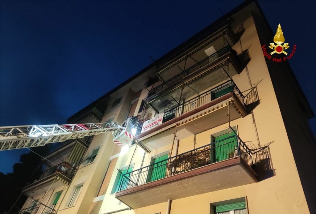 incendio via dei Pini La Spezia