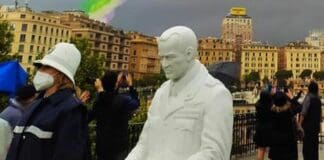 Monumento a Giorgio Parodi: sabato la contestazione alla statua “fascista” monumento Giorgio Parodi Guzzi