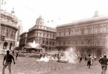 Genova, manifestazione per il 30 giugno, musica e cultura Genova 30 giugno 1960