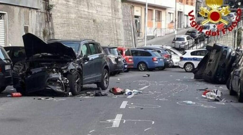 incidente via Bari