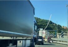 Genova – Ancora traffico bloccato, code al casello di Bolzaneto – VIDEO