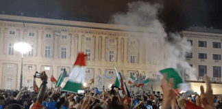 Palpeggia una 18enne durante i festeggiamenti a De Ferrari, fermato da un gruppo di ragazzi Festa Italia campione De Ferrari