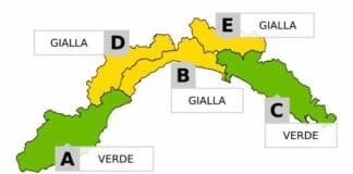 Allerta gialla per neve anche nei comuni di Genova e Savona. Possibili nevicate sulla costa allerta gialla