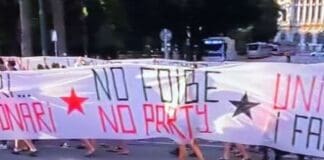 Striscione No Foibe No Party, scatta la denuncia dei familiari delle vittime No foibe no party