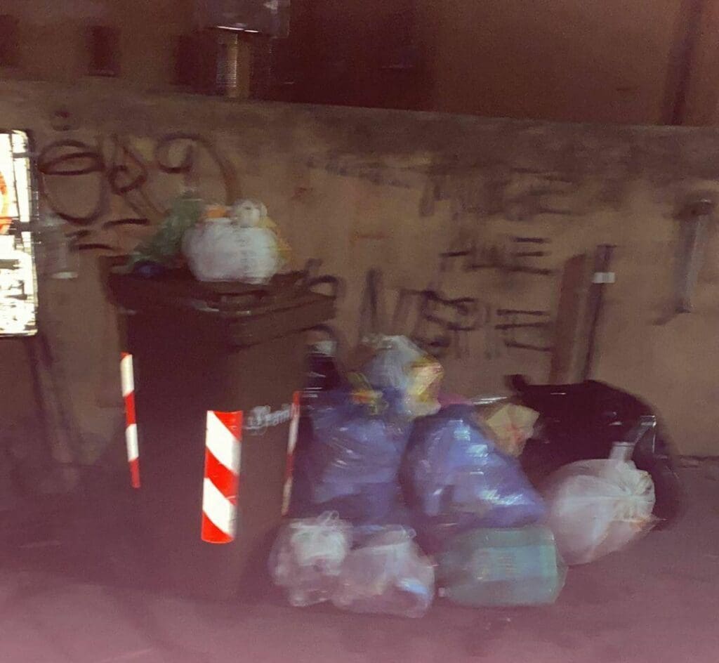 spazzatura via Tortosa