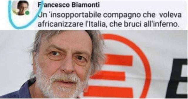Francesco Biamonti insulti Gino Strada