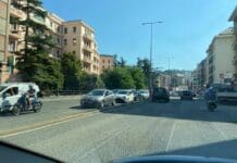 Cantieri in corso Europa, traffico in tilt in entrambe le direzioni