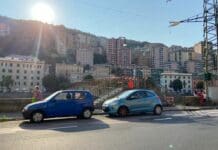 Il pilone non poggia più a terra, chiusa una passerella pedonale sul Bisagno passerella Bisagno