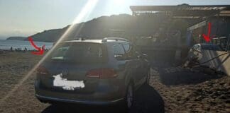 Voltri, ora le auto parcheggiano anche sulla spiaggia libera auto spiaggia Voltri