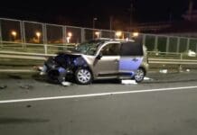 Voltri – Frontale nella notte in via don Giovanni Verità Voltri incidente via don giovanni verità