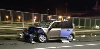 Voltri – Frontale nella notte in via don Giovanni Verità Voltri incidente via don giovanni verità