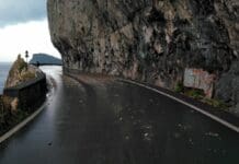 Maltempo in Liguria – Frana a Capo Noli, chiusa l’Aurelia aurelia