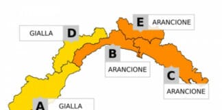 Maltempo in Liguria – Domani allerta su tutta la regione: dalle 6 allerta arancione allerta maltempo in Liguria arancione e gialla