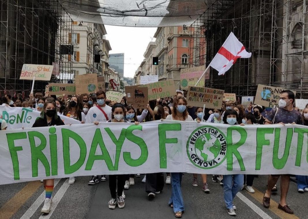 Fridays for future Genova manifestazione