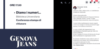 Genova Jeans, conferenza stampa di chiusura annullata, niente dati e risultati Genova-jeans-conferenza-annullata