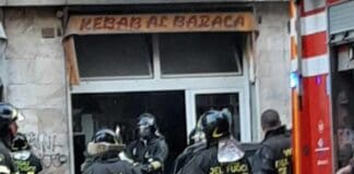 Marassi, indagini sull’incendio nel negozio di Kebab Marassi incendio kebab al Baraka