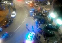 Castelletto, incidente nella notte, auto contro la saracinesca di un negozio incidente corso Firenze Castelletto