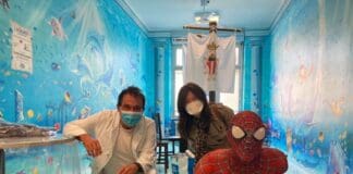 Il giornale più diffuso al mondo incontra lo Spiderman savonese degli ospedali pediatrici