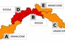 Allerta massima per temporali e pioggia, scuole chiuse in gran parte della Liguria allerta arancione rossa