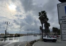 Pegli, il parcheggio si trasforma in un lago