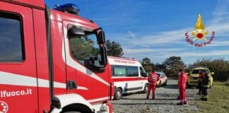 Cercafunghi cade e si infortuna, soccorso dai Vigili del Fuoco