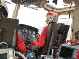 Sestri Levante, grave incidente in via Mazzini, ferito un 18enne elicottero vigili fuoco 118