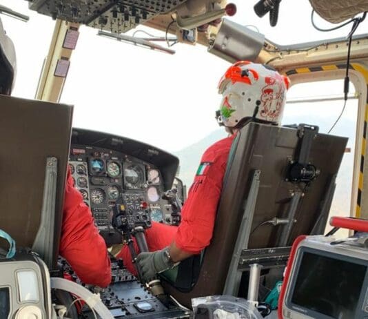 Sestri Levante, grave incidente in via Mazzini, ferito un 18enne elicottero vigili fuoco 118