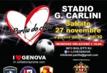 A partia do cheu per la Gigi Ghirotti, mancano 300 biglietti al sold out Partita del Cuore
