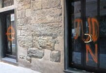 Scritte naziste a Savona, indagini con le telecamere della zona savona scritte naziste juden