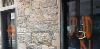 Scritte naziste a Savona, indagini con le telecamere della zona savona scritte naziste juden