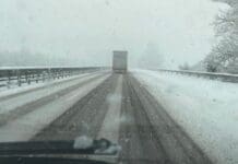 Neve in autostrada, disagi sulla A26 tra Masone e Ovada – FOTO