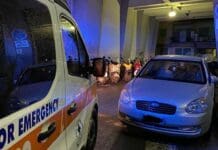 Marassi, ambulanza bloccata in via Sacheri a causa delle auto posteggiate in divieto di sosta ambulanza bloccata via Sacheri