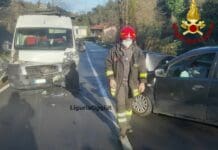 La Spezia, incidente stradale in via Buonviaggio incidente via Buonviaggio