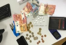 Loano, cade in bicicletta e gli agenti scoprono che spaccia droga spacciatore Loano
