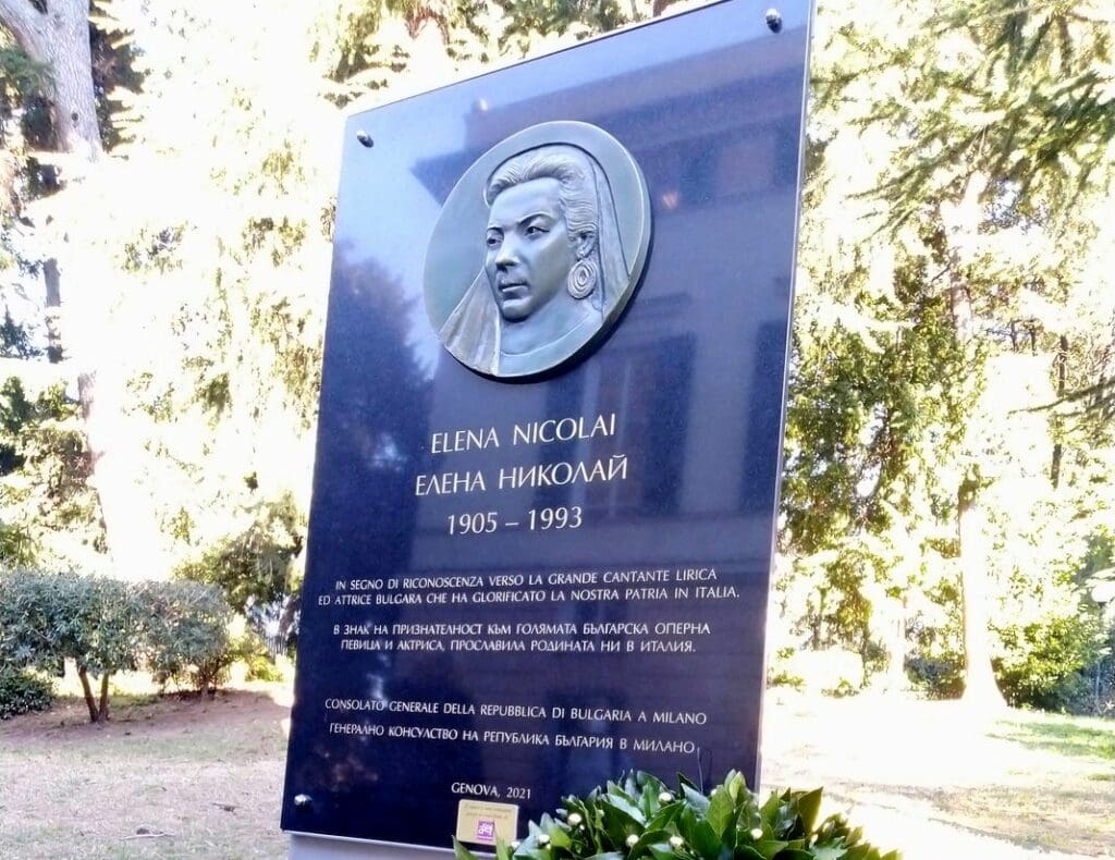 Elena Nicolai targa commemorativa Genova