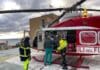 elicottero vigili fuoco Gaslini