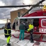 elicottero vigili fuoco Gaslini