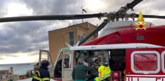 Borzonasca, bambino di 5 anni cade da una fascia, arriva l’elicottero elicottero vigili fuoco Gaslini