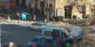 Nuovo grave incidente a San Fruttuoso, motociclista ferito in piazza Giusti incidente piazza Giusti