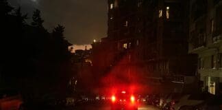 Marassi, viale Centurione Bracelli al buio – FOTO