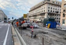 Genova, partiti lavori dell’ultimo lotto delle aiuole in viale Brigate Partigiane alle Foce aiuole viale Brigate Partigiane