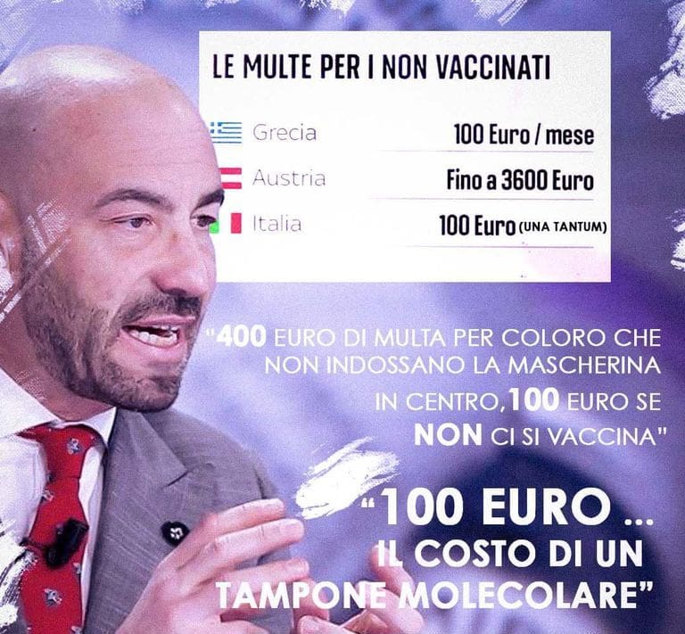 Bassetti multa no vax ridicola